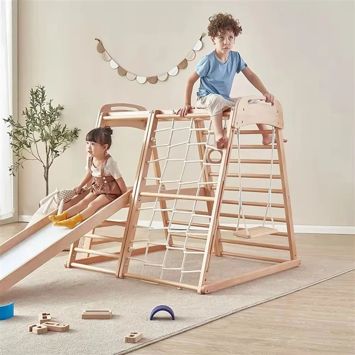 Wooden Climbing Gym factory