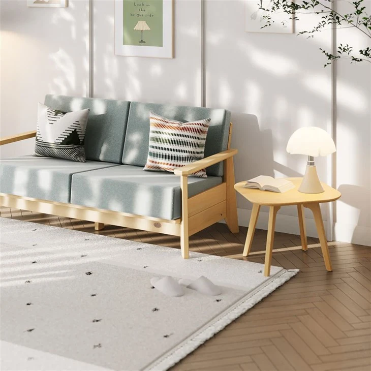 Loveseat soffa i massivt trä